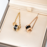 Bộ Trang Sức Bulgari Ceramic – Vòng Tay & Dây Chuyền Màu Vàng – Mới 97% Full Box – Đẳng Cấp Ý Cho Quý Cô Thời Thượng
