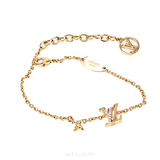 Vòng Tay Louis Vuitton Iconic Crystals Mạ Vàng Gold – Sang Trọng, Thanh Lịch – Mới 98% Full Box