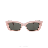 Kính Mắt Gentler Monster x Jenny Phiên Bản Màu Hồng – Vintage Punk Square Sunglasses – Unisex – Mới 90%