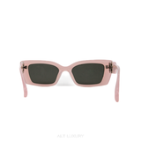 Kính Mắt Gentler Monster x Jenny Phiên Bản Màu Hồng – Vintage Punk Square Sunglasses – Unisex – Mới 90%