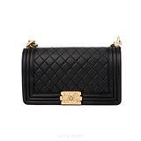 CHANEL Boy Medium Flap Bag Màu Đen – Biểu Tượng Cá Tính & Thời Thượng – Mới 97%