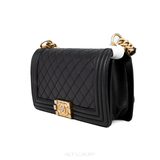 CHANEL Boy Medium Flap Bag Màu Đen – Biểu Tượng Cá Tính & Thời Thượng – Mới 97%