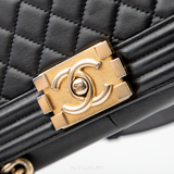 CHANEL Boy Medium Flap Bag Màu Đen – Biểu Tượng Cá Tính & Thời Thượng – Mới 97%