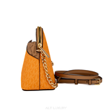 Túi Michael Kors Jet Set Travel Medium Dome Crossbody – Màu Cam Nổi Bật, Mới 98%, Kèm Ví Mini