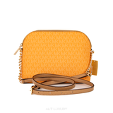 Túi Michael Kors Jet Set Travel Medium Dome Crossbody – Màu Cam Nổi Bật, Mới 98%, Kèm Ví Mini