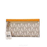 Túi Michael Kors Jet Set Travel Medium Dome Crossbody – Màu Cam Nổi Bật, Mới 98%, Kèm Ví Mini