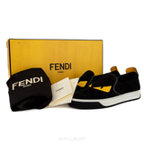 FENDI Slip-ons Shoes Sneakers Monster Bugs Eye Size 6 Black Authentic