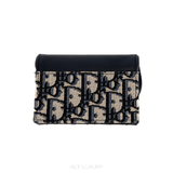 Dior Saddle Lotus Wallet Màu Xanh