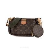 LOUIS VUITTON Multi Pochette Accessoires Monogram Canvas – Set Túi Đeo Chéo Hot Nhất Thập Kỷ – Mới 97% Full Phụ Kiện