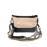 CHANEL Gabrielle Small Hobo Bag Black Beige – Phong Cách Kinh Điển, Mới 97% Có Dây Đeo