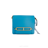 HERMÈS Roulis 23 Leather Crossbody Bag Màu Xanh – Sang Trọng & Tinh Tế – Mới 98%