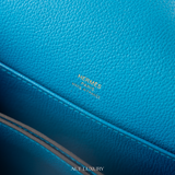 HERMÈS Roulis 23 Leather Crossbody Bag Màu Xanh – Sang Trọng & Tinh Tế – Mới 98%