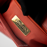CHANEL Infinity Handle Coral Pink in Lambskin and Gold – Mới 98% Full Box