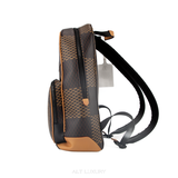 Louis Vuitton Nigo Monogram Reverse Canvas Campus Backpack Brown – Mới 97%