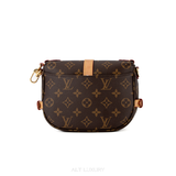 TÚI LOUIS VUITTON SAUMUR BB MONOGRAM MÀU NÂU – PHONG CÁCH CỔ ĐIỂN KINH ĐIỂN – MỚI 98% KÈM DÂY ĐEO