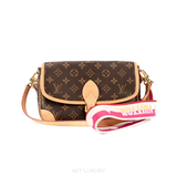 LOUIS VUITTON Monogram Diane PM – Thiết Kế Cổ Điển Xen Lẫn Hiện Đại – Mới 98% Kèm Đầy Đủ Phụ Kiện