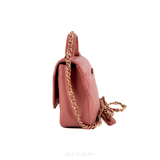 CHANEL Infinity Handle Coral Pink in Lambskin and Gold – Mới 98% Full Box