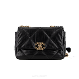 CHANEL 19 Medium Goatskin Mixed Hardware Black – Biểu Tượng Thời Trang Hiện Đại, Mới 98% Kèm Đầy Đủ Phụ Kiện