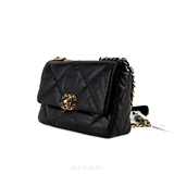 CHANEL 19 Medium Goatskin Mixed Hardware Black – Biểu Tượng Thời Trang Hiện Đại, Mới 98% Kèm Đầy Đủ Phụ Kiện