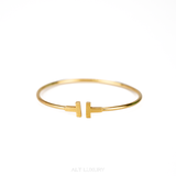 TIFFANY & CO. 18K T WIDE WIRE CUFF BRACELET – VÒNG TAY VÀNG 18K BIỂU TƯỢNG CỦA SỰ ĐẲNG CẤP