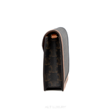 CELINE WALLET ON CHAIN MARGO IN TRIOMPHE CANVAS and CALFSKIN