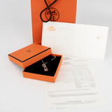 Hermès Cadenas Kelly Lock Necklace – Dây chuyền bạc mặt khoá Kelly biểu tượng