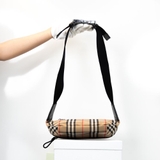 Túi Bumbag Kẻ Sọc Nâu Burberry Size 22