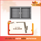 Chậu rửa chén đá Granite 2 hố kích thước 86 cm