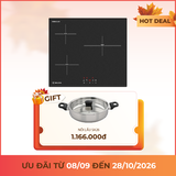 Bếp từ 3 vùng nấu 59 cm (Mặt kính DuraGlass chống trầy xước)
