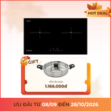 Bếp từ 2 vùng nấu 73cm