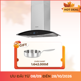 Máy hút mùi áp tường dạng chữ t 70cm
