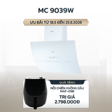 Máy hút mùi áp tường dạng nghiêng 90cm