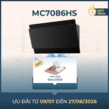 Máy hút mùi áp tường dạng nghiêng 70cm