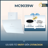 Máy hút mùi áp tường dạng nghiêng 90cm