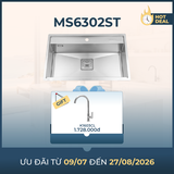 Chậu rửa chén 1 hố inox 304 kích thước 75cm