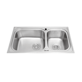 Chậu rửa chén 2 hố inox 304 kích thước 93cm EcoKitchen
