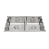 Chậu rửa chén 2 hố inox 304 kích thước 81cm – lắp âm hoặc dương