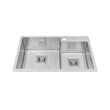 Chậu rửa chén 2 hố inox 304 kích thước 72.7cm