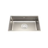 Chậu rửa chén 1 hố inox 304 linen kích thước 76cm – lắp âm hoặc dương