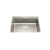 Chậu rửa chén 1 hố inox 304 linen kích thước 76cm