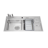 Chậu rửa chén 2 hố inox 304 kích thước 98cm
