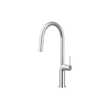 Vòi rửa chén nóng lạnh dây rút đồng thau chrome