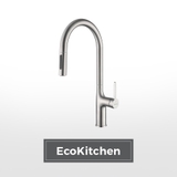 Vòi rửa chén nóng lạnh dây rút inox 304 EcoKitchen