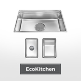 Chậu rửa chén 1 hố hạn chế trầy xước kích thước 76 cm - lắp âm hoặc lắp nổi