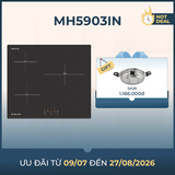 Bếp từ 3 vùng nấu 59cm