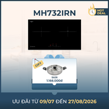 Bếp từ kết hợp hồng ngoại 2 vùng nấu 73cm