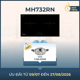 Bếp hồng ngoại 2 vùng nấu 73cm