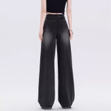 Quần Jean Nữ Cá Tính Xám Khói- XD