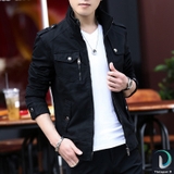 Jacket Kaki Lông Cừu Hiện Đại, Sang Trọng