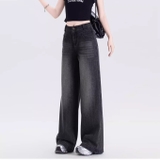 Quần Jean Nữ Cá Tính Xám Khói- XD